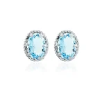 tar studs blue topaz 5x7mm oval
