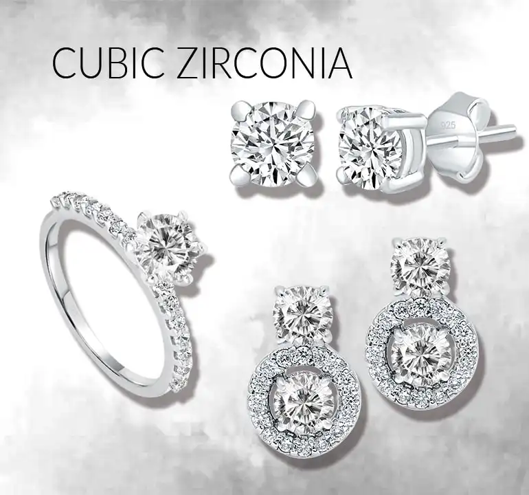 cubic zirconia studded silver jewellery gemstone mobile