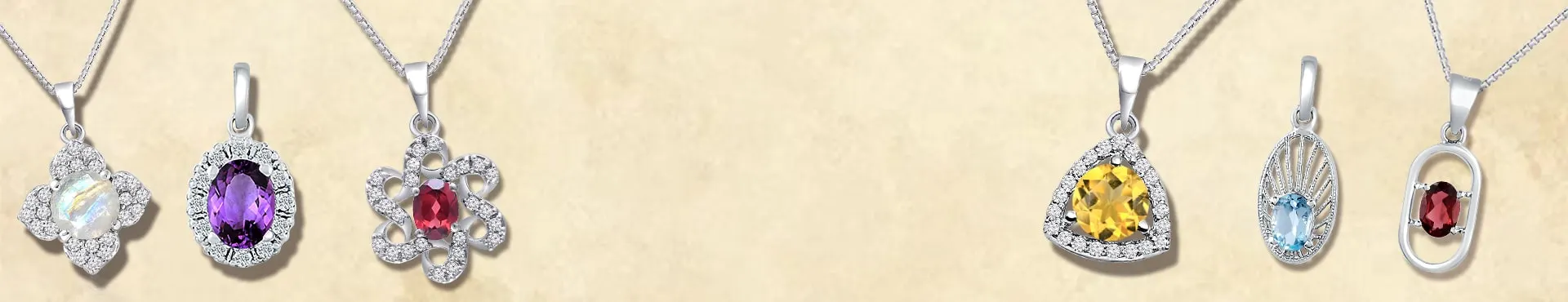 silver pendants category